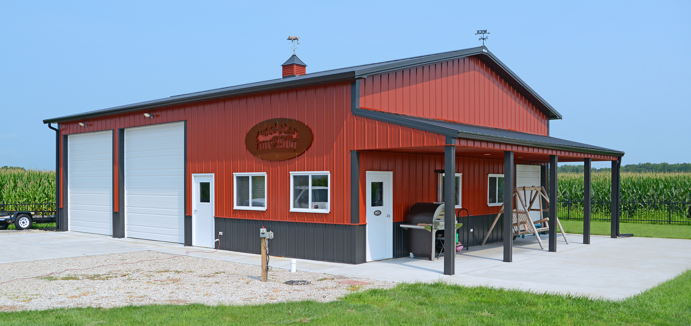 Suburban Pole Barn Workshop